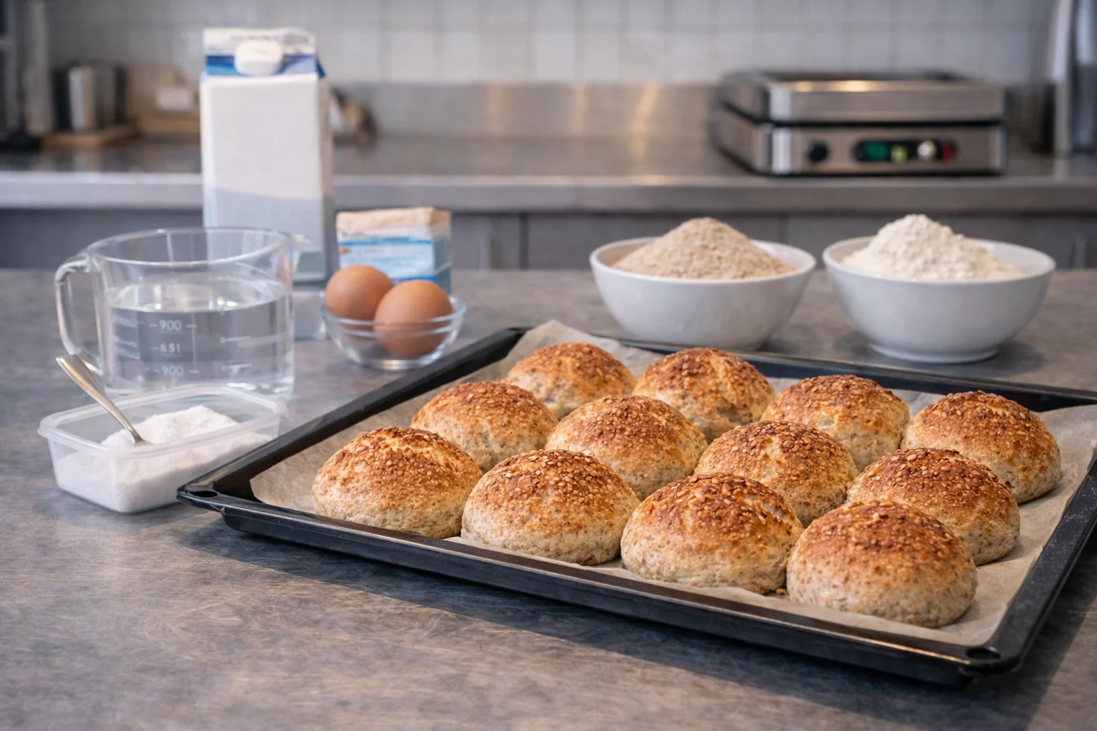 Boller med sprød skorbe