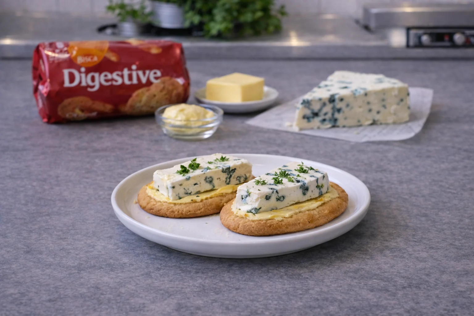 Digestive med roquefort