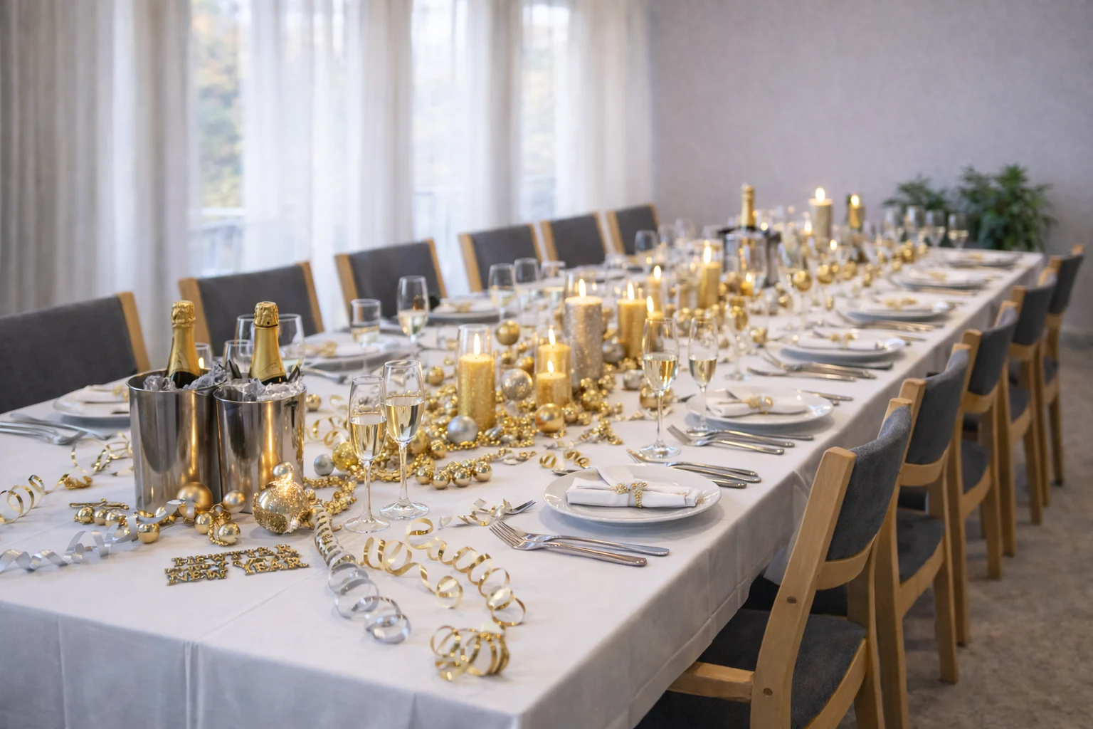 Nytårsbord Nytårsbord
