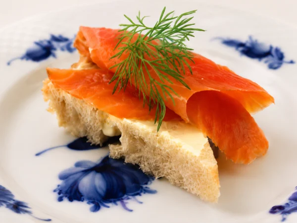 Laks på franskbrød